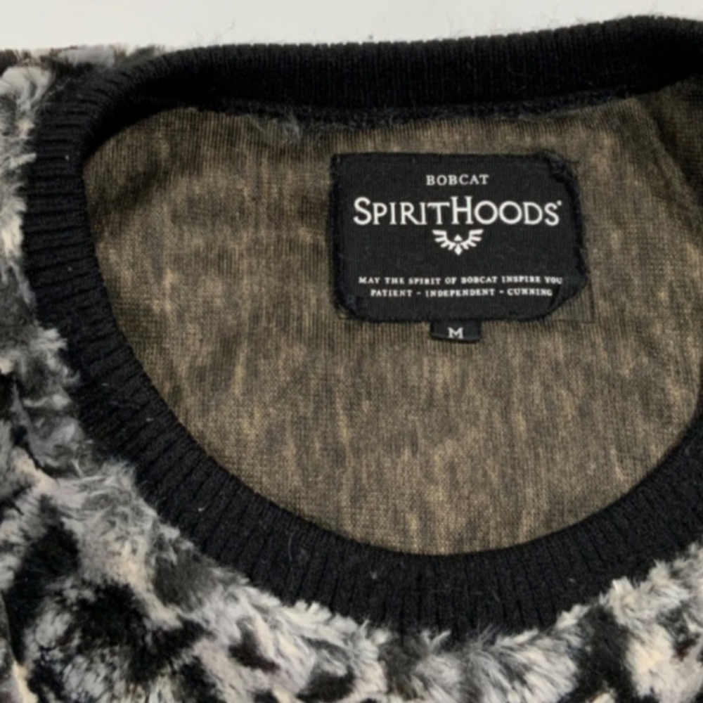 Ultra Cozy Wildly Fashionable Bobcat Inspired Crew Neck By Spirt Hoods!